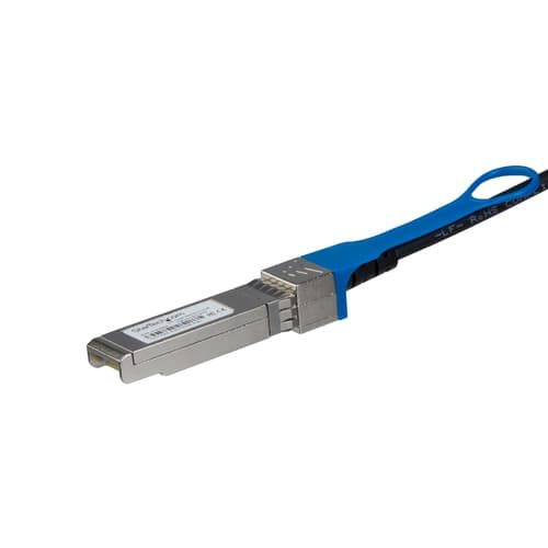 StarTech.com HPE JD096C Compatible 1.2m 10G SFP+ to SFP+ DAC Twinax, 10GbE SFP+ Copper DAC 10 Gbps Low Power Passive Mini GBIC/Transceiver Module DAC Firepower A5500, 10GE SFP+ Module - Lifetime Warranty (JD096CST) - 10GBase direct attach cable - SFP+ latched to SFP+ latched - 1.2 m - twinaxial - SFF-8431/SFF-8432 - passive - black
