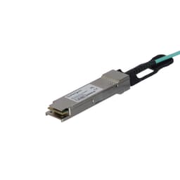 StarTech.com MSA Uncoded Compatible 30m/98.4ft 40G QSFP+ to QSFP+ AOC Cable, 40 GbE QSFP+ Active Optical Fiber, 40 Gbps QSFP Plus/Transceiver Module Cable, 40GE QSFP+ Active Optical Cable - Lifetime Warranty (QSFP40GAO30M) - 40GBase direct attach cable - QSFP+ latched to QSFP+ latched - 30 m - fibre optic - SFF-8436 - active - black