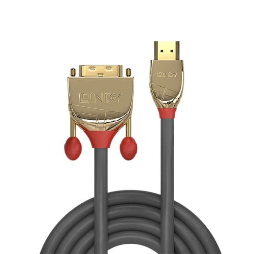 0.5M HDMI TO DVI CABLE GOLD LINE — view 3