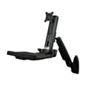 StarTech.com Wall Mount Workstation, Articulating Full Motion Standing Desk with Ergonomic Height Adjustable Monitor & Keyboard Tray Arm, Mouse & Scanner Holders, For Single VESA Display