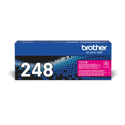 Brother TN248M - Magenta - original - box - toner cartridge - for Brother DCP-L3515, L3520, L3555, L3560, HL-L3220, L3240, MFC-L3740, L3760, L8340, L8390