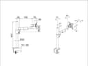 *Non Cancellable/Non Returnable (NCNR)* DESKMOUNT OFFICELINE SINGLE I BLACK thumbnail 6