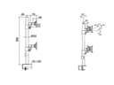 *Non Cancellable/Non Returnable (NCNR)* DESKMOUNT OFFICELINE DUAL VERT BL thumbnail 6