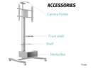 *Non Cancellable/Non Returnable (NCNR)* DISPLAY STAND 180 HD SINGLE SILVER thumbnail 6