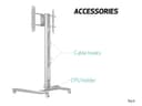 *Non Cancellable/Non Returnable (NCNR)* DISPLAY STAND 180 HD SINGLE SILVER thumbnail 7
