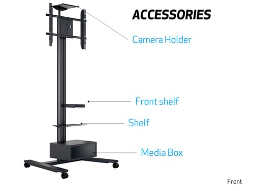 *Non Cancellable/Non Returnable (NCNR)* DISPLAY STAND 210 HD SINGLE BLACK — view 7
