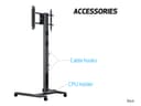 *Non Cancellable/Non Returnable (NCNR)* DISPLAY STAND 210 HD SINGLE BLACK thumbnail 7