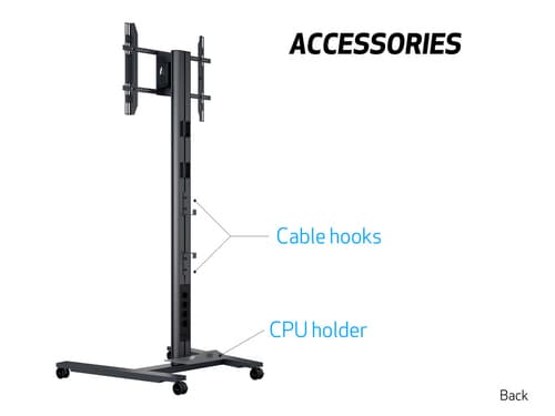*Non Cancellable/Non Returnable (NCNR)* DISPLAY STAND 210 HD SINGLE BLACK — view 8