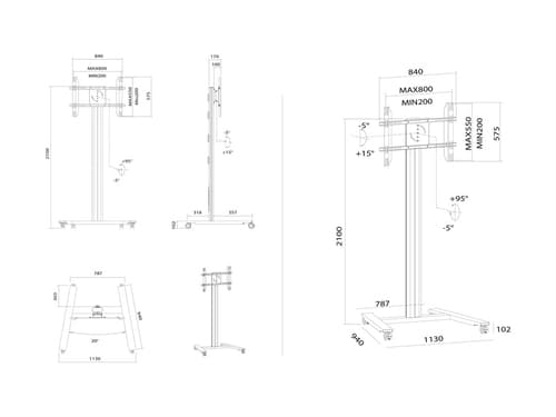 *Non Cancellable/Non Returnable (NCNR)* DISPLAY STAND 210 HD SINGLE BLACK — view 15