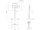*Non Cancellable/Non Returnable (NCNR)* DISPLAY STAND 210 HD SINGLE SILVER thumbnail 14