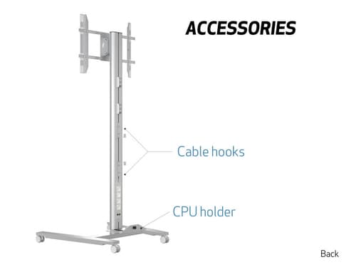 *Non Cancellable/Non Returnable (NCNR)* DISPLAY STAND 210 HD SINGLE SILVER — view 8