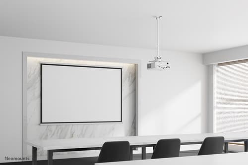 Neomounts CL25-550WH1 - Mounting kit (ceiling mount) - full-motion - for projector - easy-install, height 74.5 - 114.5 cm - steel - white — view 17