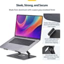 StarTech.com - Notebook stand - 360� rotating base - desktop - silver thumbnail 12