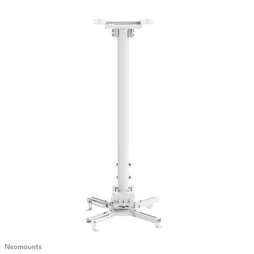 Neomounts CL25-550WH1 - Mounting kit (ceiling mount) - full-motion - for projector - easy-install, height 74.5 - 114.5 cm - steel - white — view 6
