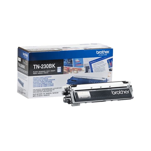 Brother TN230BK - Black - original - toner cartridge - for Brother DCP-9010CN, HL-3040CN, HL-3040CW, HL-3070CW, MFC-9120CN, MFC-9320CN, MFC-9320CW