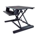 StarTech.com Sit Stand Desk Converter with Keyboard Tray, Large 35" x 21" Surface, Height Adjustable Ergonomic Desktop/Tabletop Standing Workstation Desk, Holds 2 Monitors, Pre-Assembled thumbnail 1