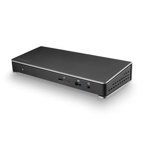 StarTech.com Thunderbolt 3 Dock, Dual Monitor 4K 60Hz TB3 Laptop Docking Station with DisplayPort, 85W Power Delivery Charging, 6-Port USB 3.0 Hub, SD 4.0 Reader, GbE, Audio, Windows & Mac - 85W PD TB3 Dock (TB3DOCK2DPPU) - Docking station - Thunderbolt 3 - DP - 1GbE - 180 Watt — view 8