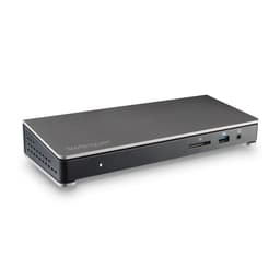 StarTech.com Thunderbolt 3 Dock, Dual Monitor 4K 60Hz TB3 Laptop Docking Station with DisplayPort, 85W Power Delivery Charging, 6-Port USB 3.0 Hub, SD 4.0 Reader, GbE, Audio, Windows & Mac - 85W PD TB3 Dock (TB3DOCK2DPPU) - Docking station - Thunderbolt 3 - DP - 1GbE - 180 Watt