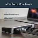 StarTech.com Thunderbolt 3 Dock, Dual Monitor 4K 60Hz TB3 Laptop Docking Station with DisplayPort, 85W Power Delivery Charging, 6-Port USB 3.0 Hub, SD 4.0 Reader, GbE, Audio, Windows & Mac - 85W PD TB3 Dock (TB3DOCK2DPPU) - Docking station - Thunderbolt 3 - DP - 1GbE - 180 Watt thumbnail 10