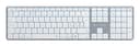 Targus HyperSpace - Keyboard - full size - backlit - wireless - Bluetooth 5.0 - QWERTY - Nordic - space grey thumbnail 1