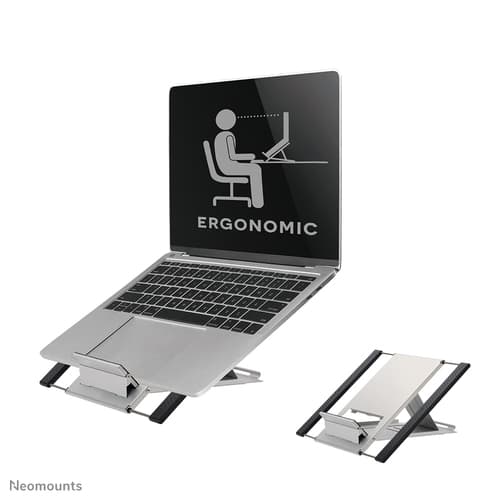 Neomounts NSLS100 - Stand - for notebook / tablet - silver - screen size: 10"-22" - desktop