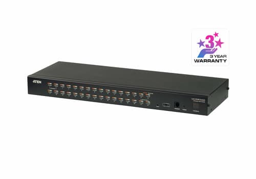 ATEN KH1532A - KVM switch - CAT5 - 32 x KVM port(s) - 1 local user - rack-mountable — view 1