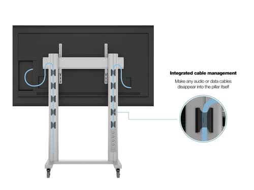 *Non Cancellable/Non Returnable (NCNR)* STAND 180 DUAL PILLAR WHEELBASE SIL — view 22