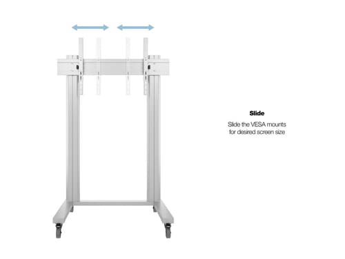 *Non Cancellable/Non Returnable (NCNR)* STAND 180 DUAL PILLAR WHEELBASE SIL — view 19