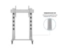 *Non Cancellable/Non Returnable (NCNR)* STAND 180 DUAL PILLAR WHEELBASE SIL thumbnail 22