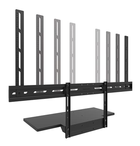 Neomounts AV40-500BL - Mounting kit (mount bracket, keyboard shelf) - for keyboard / mouse - universal - black - screen size: 43"-110" - VESA-mountable — view 10