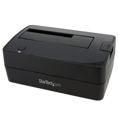 StarTech.com SuperSpeed USB 3.0 to SATA Hard Drive Docking station for 2.5/3.5 HDD - HDD Docking station - SATA Dock - HDD docking station - bays: 1 - 2.5", 3.5" - SATA 3Gb/s - USB 3.0 - black - for P/N: PEXUSB3S24, PEXUSB3S44V, SVA12M2NEUA, SVA12M5NA, USBDUP15, USBDUPE115, USBDUPE17