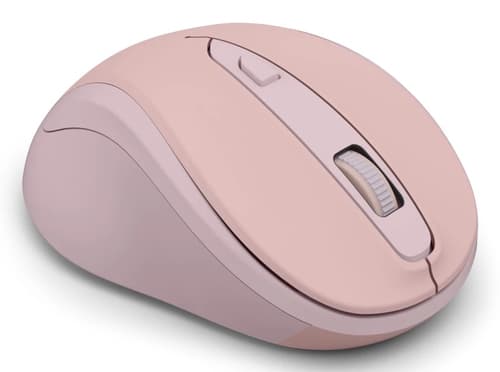Hama WM-400 Wireless Mouse, Ergonomic, Optical, 6-Button, No Noise, Pink — view 6