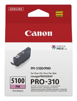 Canon PFI-5100 PM - 14.4 ml - photo magenta - original - hanging box - ink tank - for imagePROGRAF PRO-310