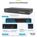 StarTech.com - KVM / audio / USB switch - 4 x KVM / audio / USB - 1 local user - desktop - TAA Compliant thumbnail 4