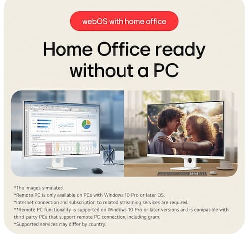 32" 4K UHD Smart Monitor with webOS & US — view 6