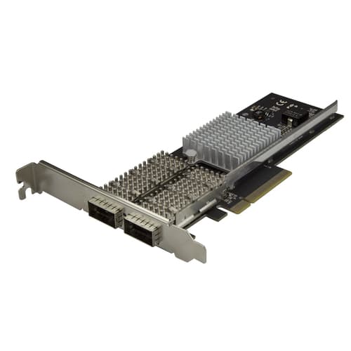 StarTech.com Dual Port 40G QSFP+ Network Card, Intel XL710 Open QSFP+ Converged Adapter, PCIe 40 Gigabit Ethernet Server NIC, 40GbE Fiber Optic LAN Card, Dell PowerEdge HPE ProLiant, 40Gb - Network Interface Card - Network adapter - PCIe - 40 Gigabit QSFP+ x 2