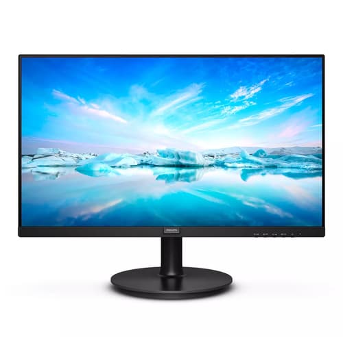 Philips V-line 222V8LA - LED monitor - 22" (21.5" viewable) - 1920 x 1080 Full HD (1080p) @ 75 Hz - VA - 250 cd/m� - 3000:1 - 4 ms - HDMI, VGA, DisplayPort - speakers - textured black