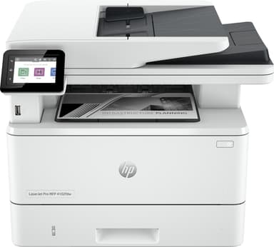HP LaserJet Pro MFP 4102dw - Multifunction printer - B/W - laser - Legal (216 x 356 mm) (original) - A4/Legal (media) - up to 38 ppm (copying) - up to 40 ppm (printing) - 350 sheets - Gigabit LAN, Wi-Fi(n), USB, USB host, Bluetooth, USB 2.0