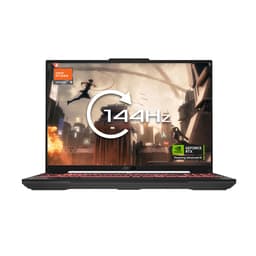 ASUS TUF Gaming A16 FA607PV-RL124W - AMD Ryzen 9 - 7940HX / up to 5.2 GHz - Win 11 Home - GeForce RTX 4060 - 16 GB RAM - 1 TB SSD NVMe - 16" 1920 x 1200 @ 144 Hz - Gigabit Ethernet - Wi-Fi 6, Bluetooth - mecha grey