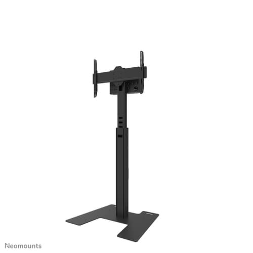 Neomounts MOVE Height Adjustable Display Stand - 37"" (93.98 cm) to 75"" (190.50 cm) Screen Support - 70 kg Load Capacity - 178.50 cm (70.28"") Height x 86.50 cm (34.06"") Width x 70 cm (27.56"") Depth - Floor - Steel - Black - For Display Screen - Lockable, Ventilated — view 3