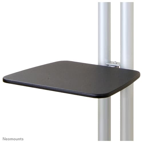 Neomounts PLASMA-ME-SHELF - Mounting component (shelf) - for AV System - black - cart mountable