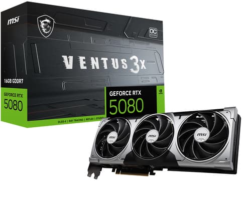 MSI RTX 5080 16G VENTUS 3X OC — view 1
