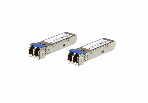 ATEN 2A-137G - SFP (mini-GBIC) transceiver module - LC single-mode - up to 10 km - 1310 nm (pack of 2) — view 1