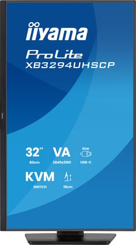 iiyama XB3294UHSCP-B1 32" VA LCD USB-C D — view 3