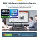 StarTech.com 4-Port USB-C Charger, 240W Total, Single Port 140W EPR - Power adapter - with surface mount bracket - 240 Watt - 5 A - Power Delivery 3.1 - 4 output connectors (24 pin USB-C) thumbnail 12