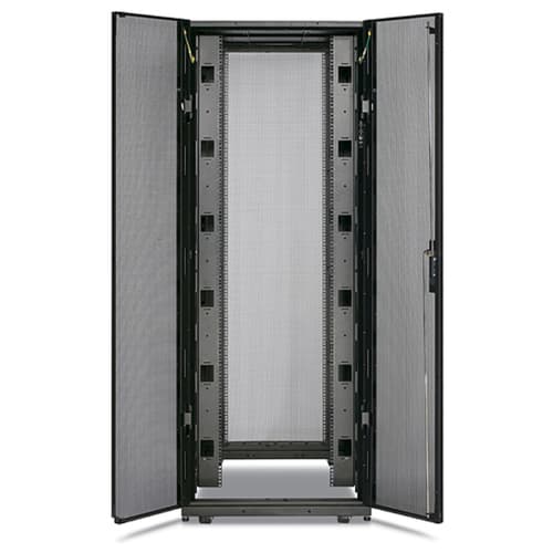 APC Netshelter SX 42U 750mm Wide x 1070mm Deep Enclosure Without Sides Black - AR3150X609 Size (WxDxH 75 cm x 107 cm x 199 cm) May require special handling and delivery can take up to 3 days due to the size. Check with sales. — view 1