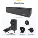 StarTech.com - KVM / audio / USB switch - 8 x KVM / audio / USB - 1 local user - desktop - TAA Compliant thumbnail 8