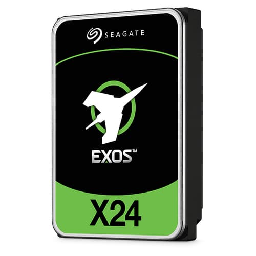 Seagate Exos X24 ST24000NM007H - Hard drive - Enterprise - 24 TB - internal - 3.5" - SAS 12Gb/s - 7200 rpm - buffer: 512 MB