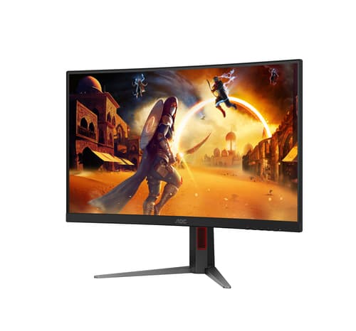 AOC Gaming C27G4Z2 - G4 Series - LED monitor - gaming - curved - 27" - 1920 x 1080 Full HD @ 260 Hz - VA - 300 cd/m� - 3000:1 - HDR10 - 0.3 ms - 2xHDMI, DisplayPort - black, red — view 10
