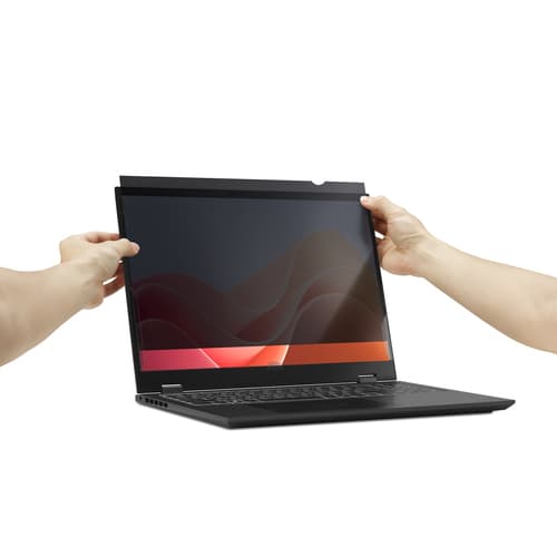 Kensington High Clarity - Notebook privacy filter - 2-way - adhesive, hinge tabs - 15.6" — view 10